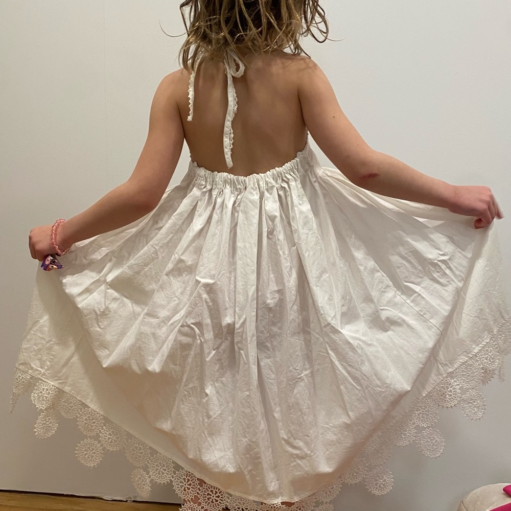 Dollcake White Halter Dress size 5 - Picture 6 of 8